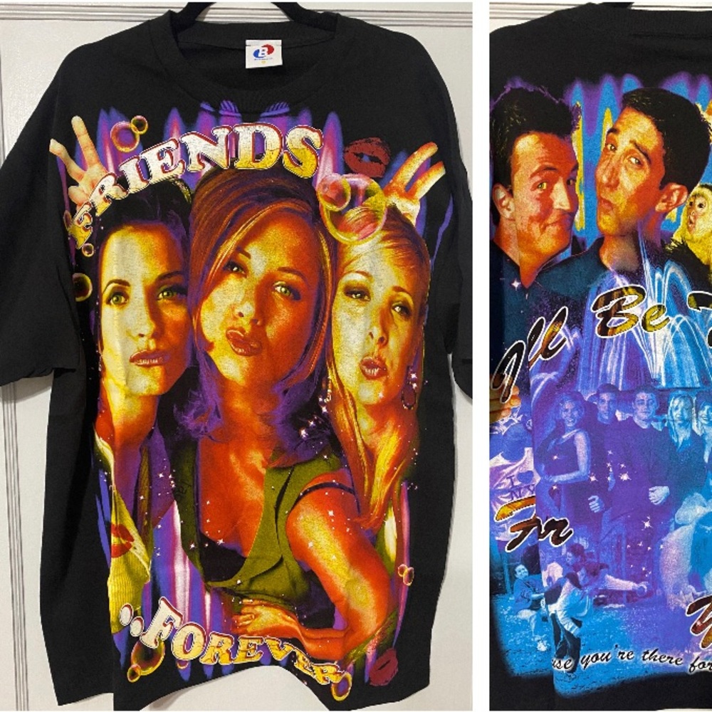 NWOT Backstock Co. Friends AOP graphic tee